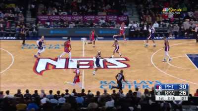 [Highlight] Joel Embiid goes coast to coast, draws the and-one on Kevin Durant with the euro-step