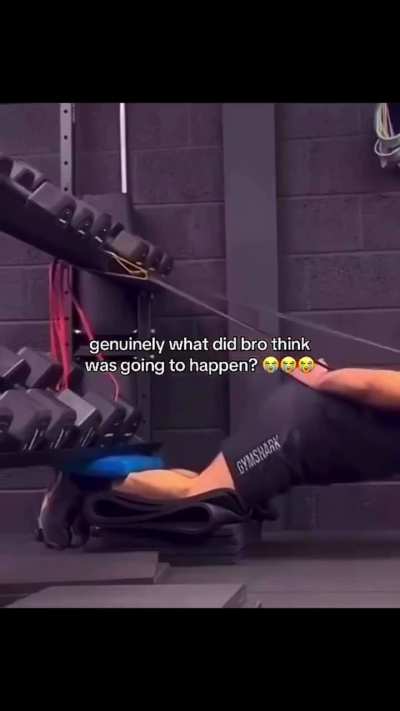 cause of death: dumbbells