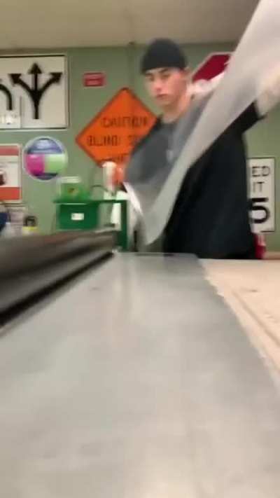 Making a road sign