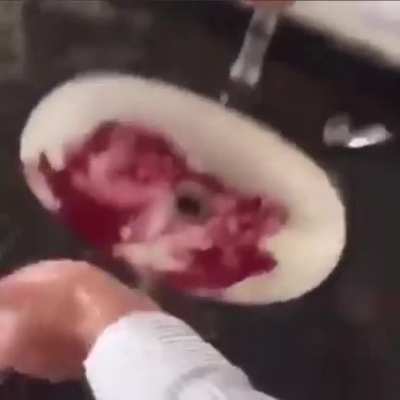 Unique hand-washing experience
