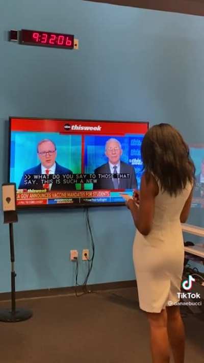 TV news anchor morning routine