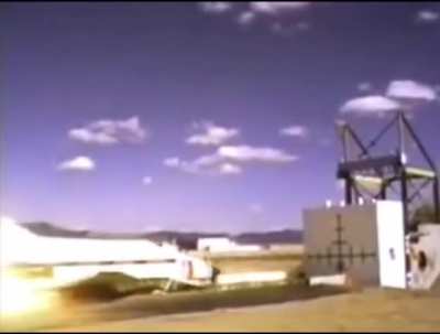 In 1988 the U.S. government wanted to see how strong reinforced concrete was, so they performed the "Rocket-sled test" launching an F4 Phantom aircraft at 500mph into a slab of it. The result? An atomized plane and a standing concrete slab