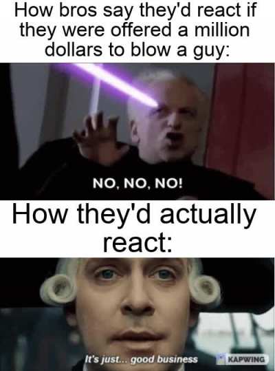 Let's be honest