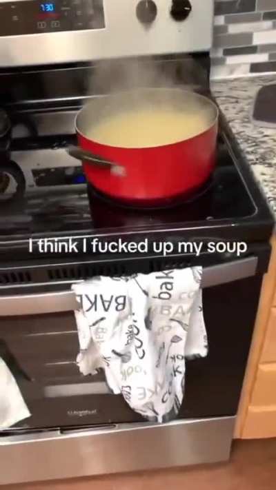 Soup gonna be tasty.
