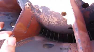 The terrible sound you never want to hear when working on turbine engines