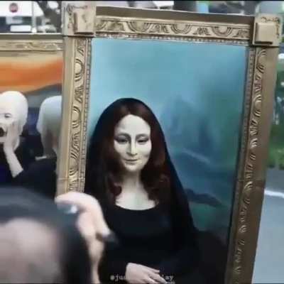 When famous paintings come to life...