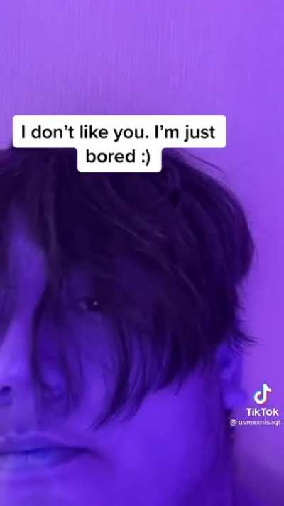 she must be bored too ?