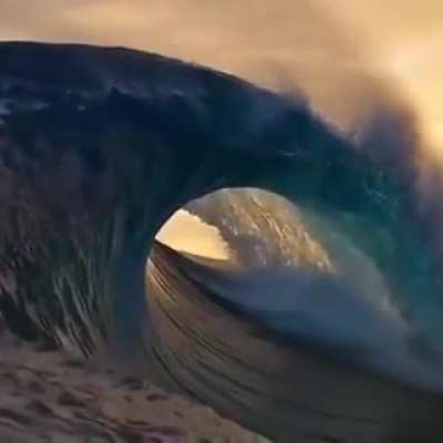 Waves touching the clouds