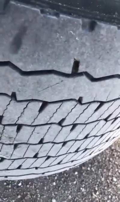 Good that tyre is safe now