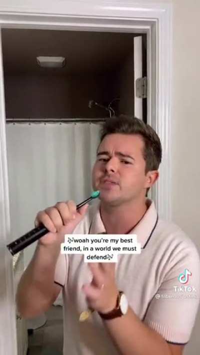 The song was already a banger but this guy took it to the next level
