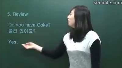 Just give her the damn "coke" already