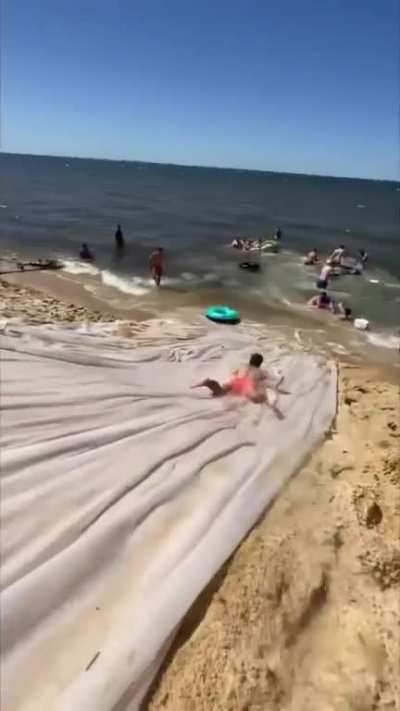 The beach