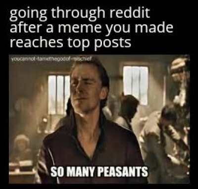"If you work hard enough...you too can reach top posts"