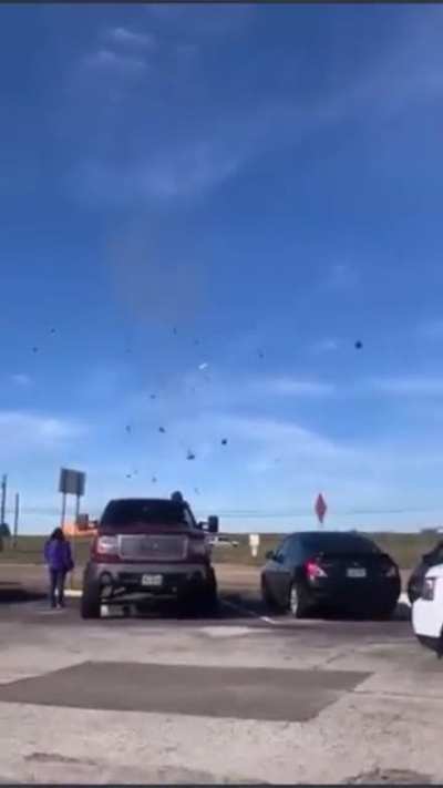 RECENTLY a B-17 bomber and a smaller plane collide at Dallas airshow.