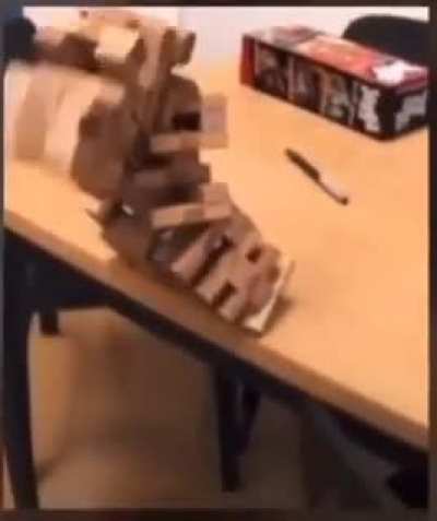 an avarage game of jenga