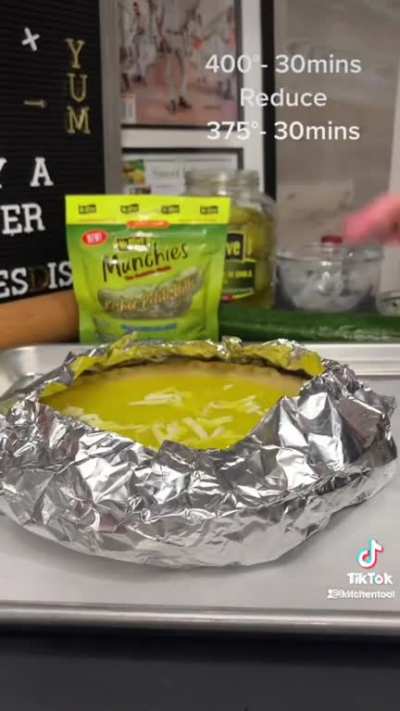 Pickle Brine Pie