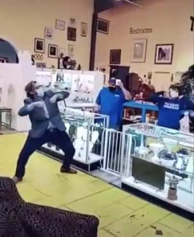 Just a few guys dancing to a song