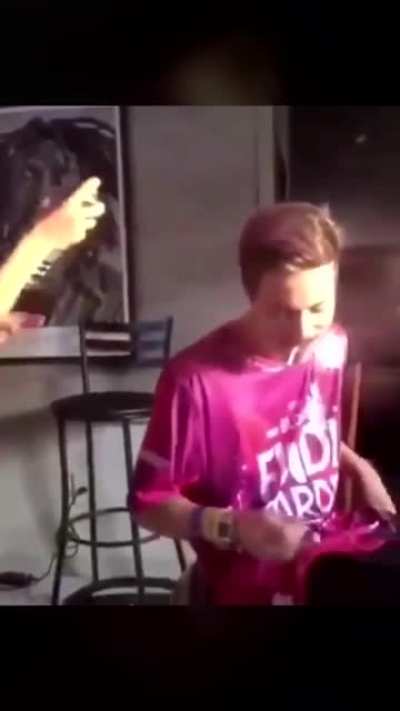 Can’t go party when your head is on fire