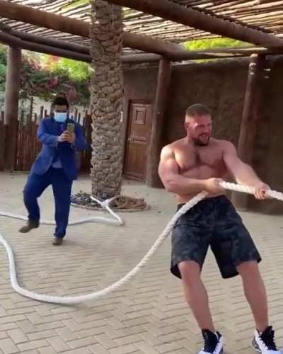 Tug of war...