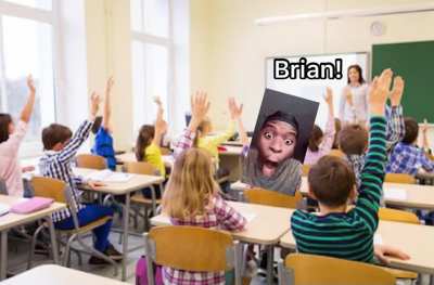 When you are 8 and the teacher finally calls on you after raising your hand for 5 minutes.