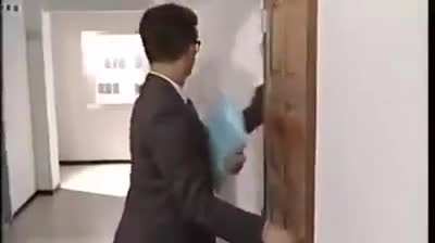 These Japanese doors sure are different.