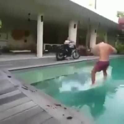 How to surf in your very own pool...