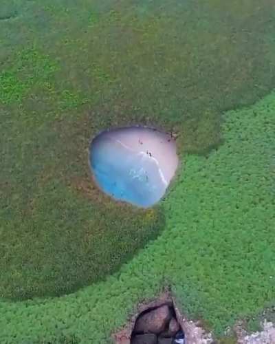The most hidden beach on the planet is in Mexico: its origin is mysterious. ???