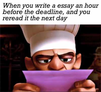 Did I really submit this garbage?
