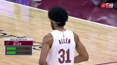 [Highlight] Jarrett Allen mic'd up Thanksgiving edition: "I'm thankful for my teammates on that defensive possession."