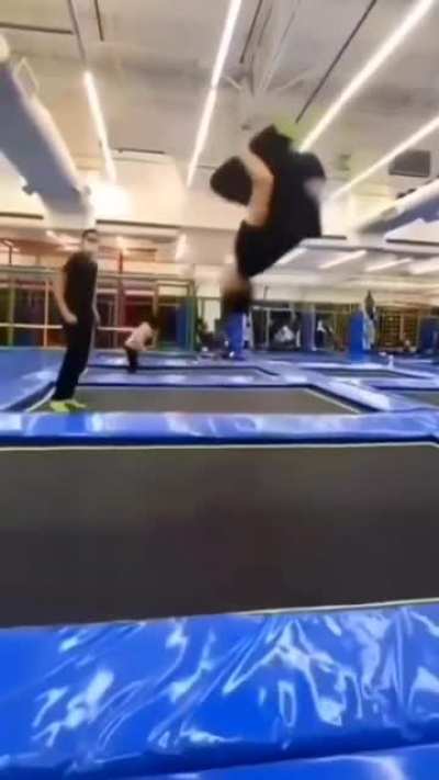 He really stumbled. Twat