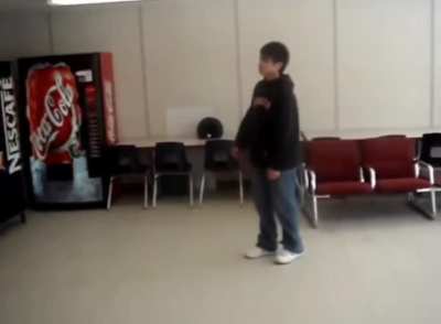 Kid vs Vending Machine