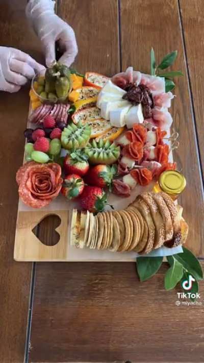 Professional charcuterie board
