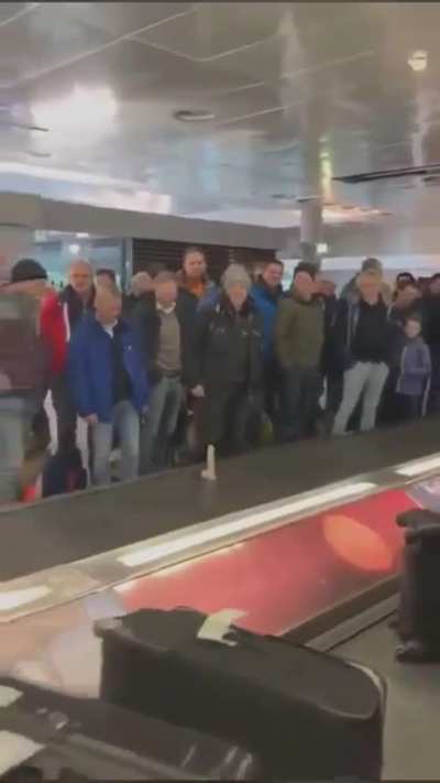 Meanwhile, at the airport...