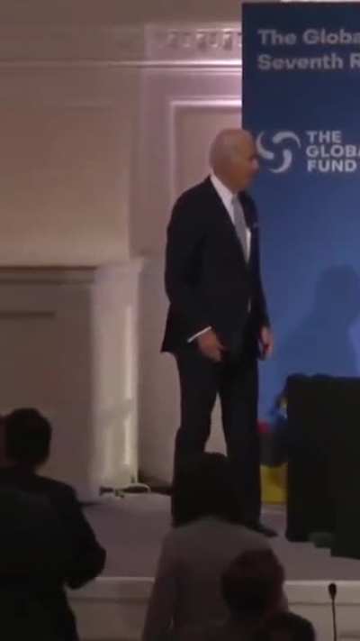 To leave the stage at the United Nations Assembly normally