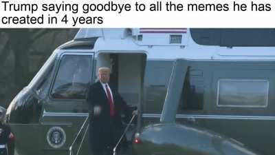 Thanks for your service Mr. President