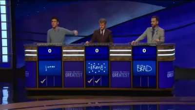 "Hey, Brad's score is still on there."