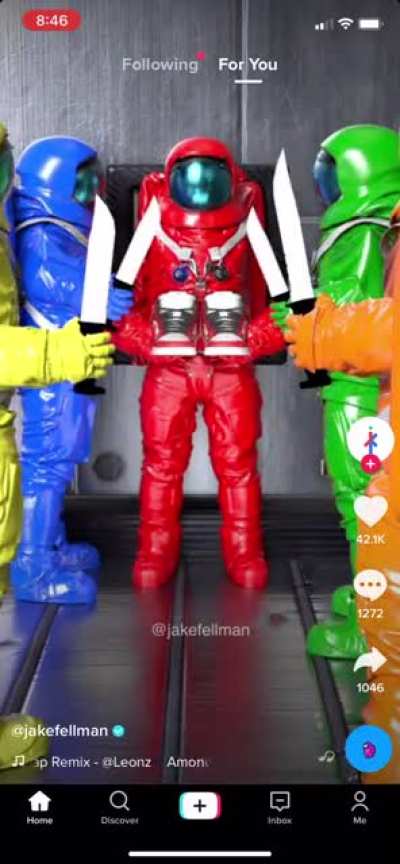 Red has drip? So sussy?
