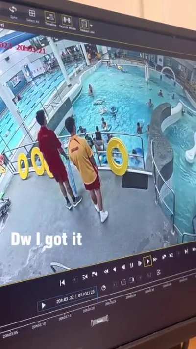 Lifeguard has next level skills