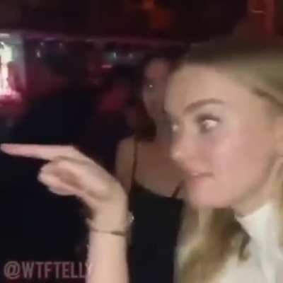 Drinking contest with a girl