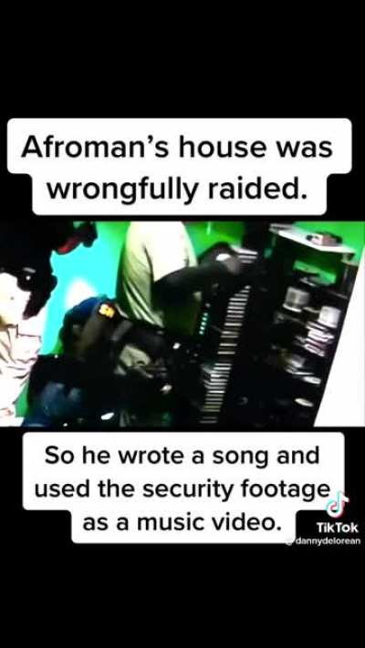 Afroman uses Home Security Footage as Music Video for Song about being Wrongfully Raided