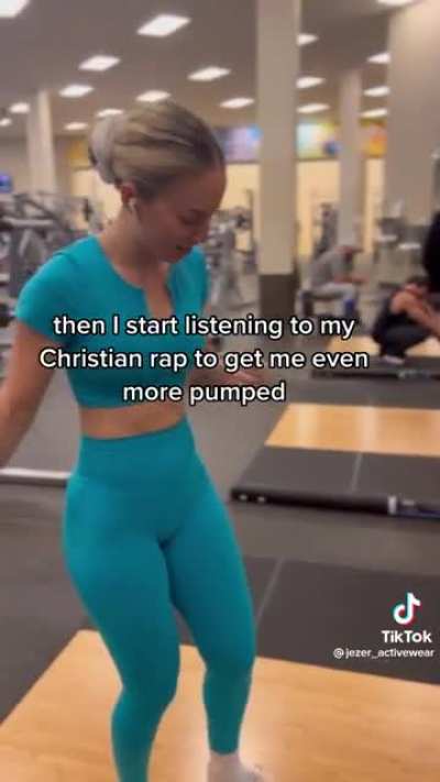When Jesus is your gym buddy