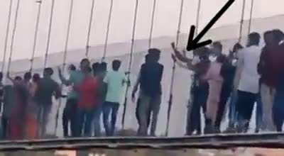 In an attempt to break a suspension bridge