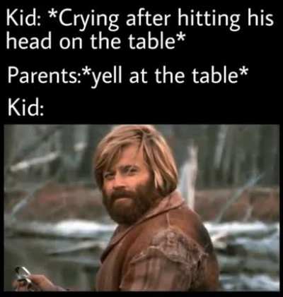 You're good parents , thank you