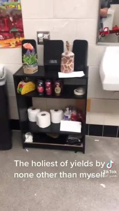 Sprucing up the boys bathroom