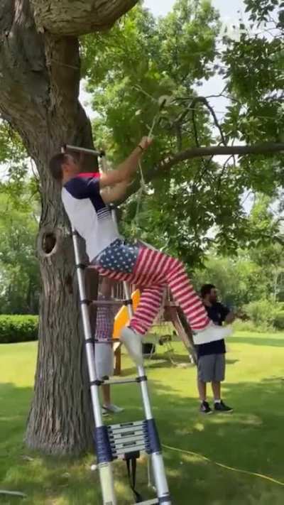 To zip line