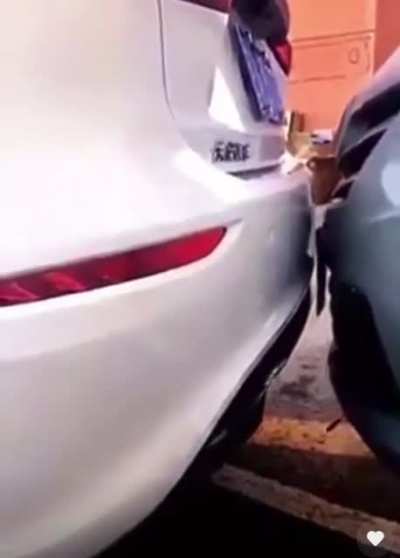 Parking extremely close together