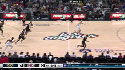 [Highlight] Vlatko Cancar doing a "Come at me, bro" stance before erasing John Wall's lay up attempt