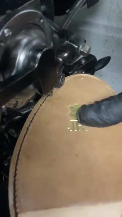 Resoling a pair of ostrich boots