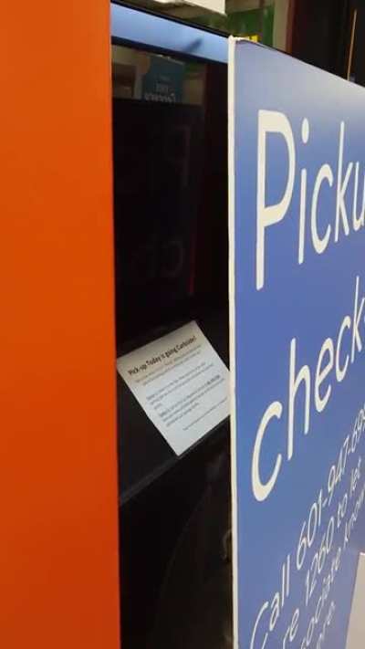 To disable this motion sensing kiosk