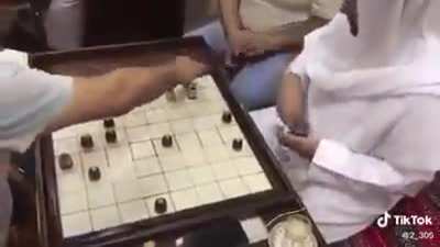 He prepares the scenario by baiting pawns to make the finishing move.